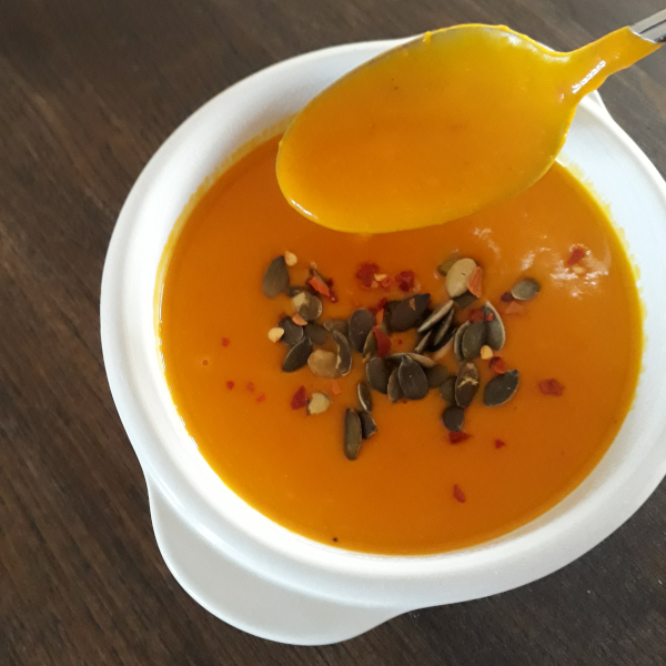 Krydret græskarsuppe
